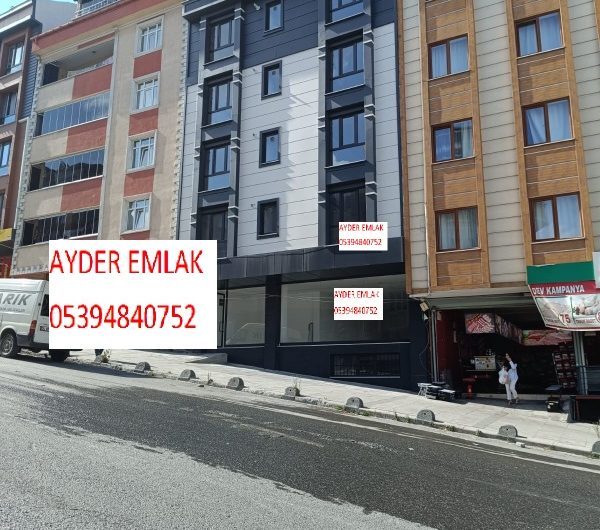 istanbul Arnavutköy Anadolu mah de cadde üzeri satılık 175m²–sıfır giriş kat dükkan