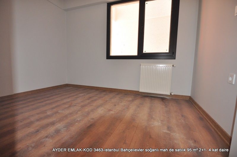 istanbul Bahçelievler soğanlı mah de satılık 95 m² 2+1- 4.kat daire