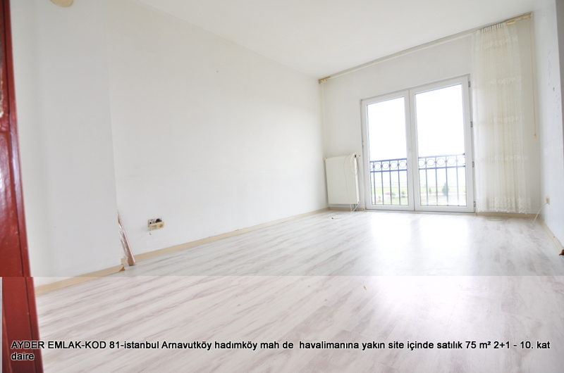 istanbul Arnavutköy hadımköy mah de  havalimanına yakın site içinde satılık 75 m² 2+1 – 10. kat daire