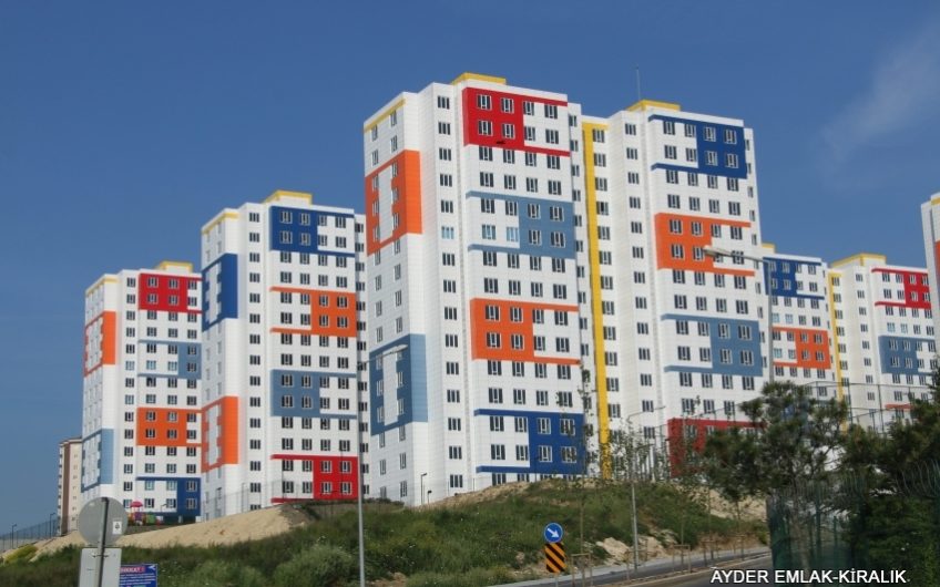 havalimanına yakın site içinde kiralık 115 m² 2+1 5.kat daire