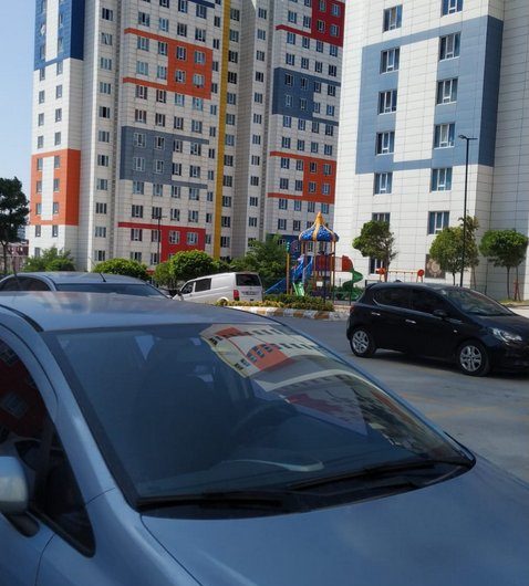 havalimanına yakın site içinde kiralık 115 m² 2+1 5.kat daire