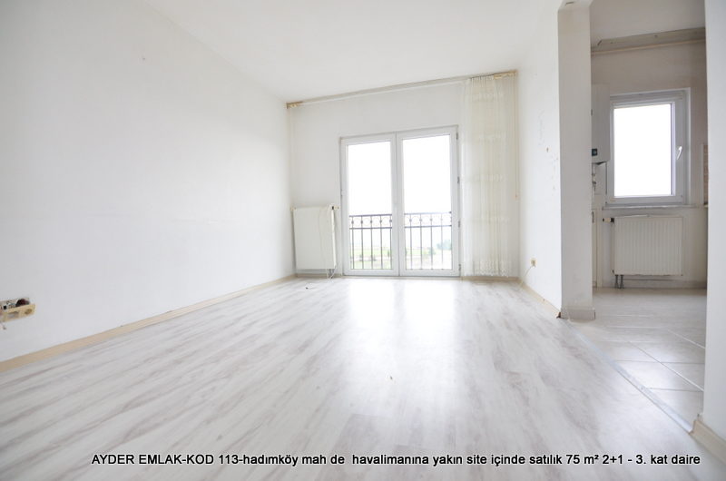 istanbul Arnavutköy hadımköy mah de  havalimanına yakın site içinde satılık 75 m² 2+1 – 3. kat daire