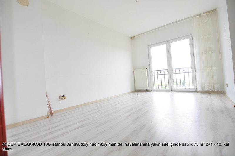 istanbul Arnavutköy hadımköy mah de  havalimanına yakın site içinde satılık 75 m² 2+1 – 10. kat daire