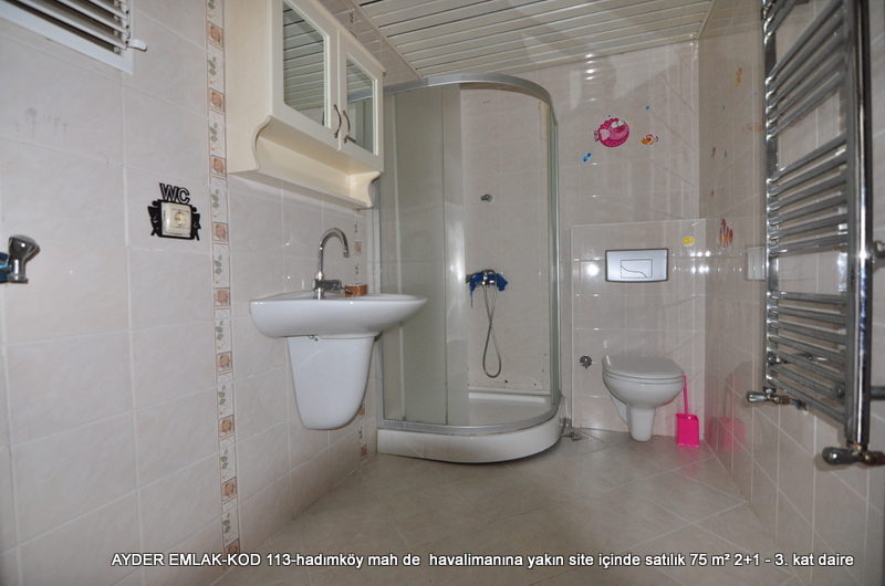istanbul Arnavutköy hadımköy mah de  havalimanına yakın site içinde satılık 75 m² 2+1 – 3. kat daire