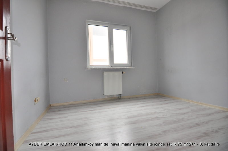istanbul Arnavutköy hadımköy mah de  havalimanına yakın site içinde satılık 75 m² 2+1 – 3. kat daire