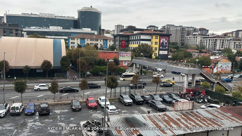 Bahçelievler Şirinevler mah de kiralık 125m² 3+1- 3. kat daire