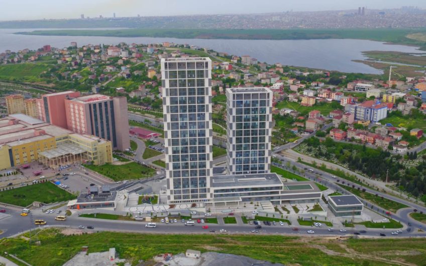 Atakent de site içi satılık 58m² 1+1 -5.kat daire