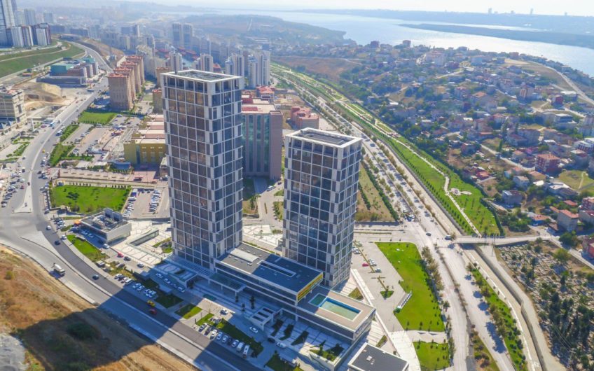 Atakent de site içi satılık 58m² 1+1 -5.kat daire