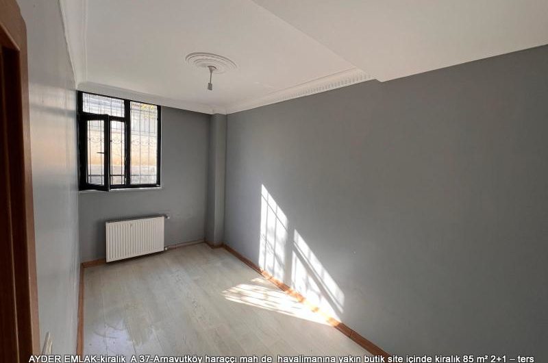 haraççı mah de  havalimanına yakın butik site içinde kiralık 85 m² 2+1 – ters dubleks.kat daire