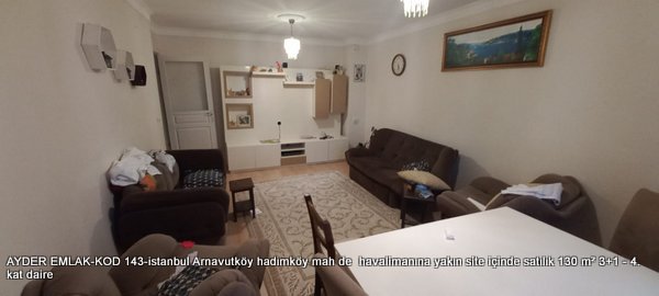 Arnavutköy hadımköy mah de  havalimanına yakın site içinde satılık 130 m² 3+1 – 4. kat daire